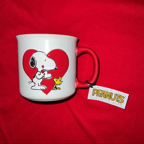 Peanuts Snoopy Limited Edition Love Mugs Nwt In 2024 Snoopy Valentine Snoopy Mug Charlie