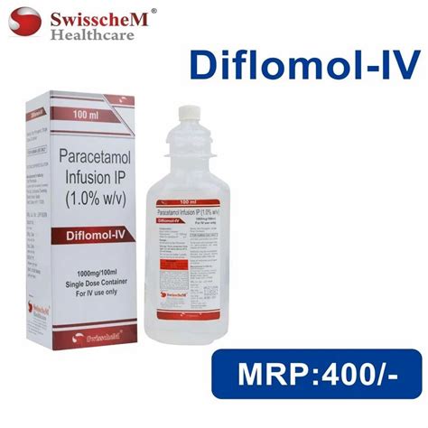 DIFLOMOL IV Paracetamol Infusion Ip 1 0 W V Description For Hospital