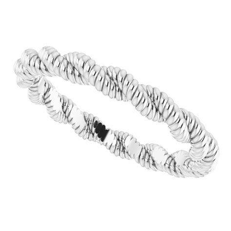 Platinum Twisted Rope Band At
