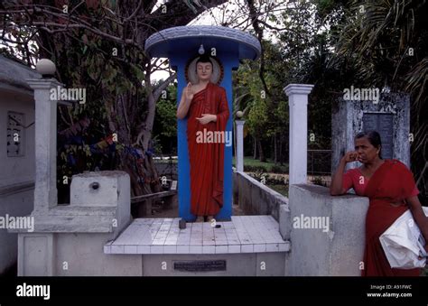 Sri Lanka Buddhist Shrine Stock Photo Alamy