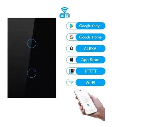 Switch Interruptor Wifi Sin Neutro 2 Botones App Domotica Envío gratis