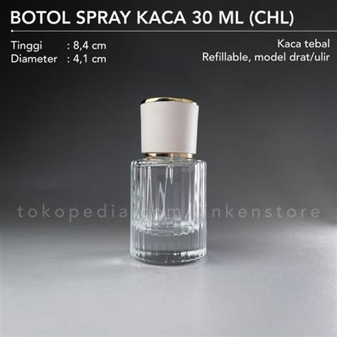 Jual Botol Parfum Ml Spray Kaca Salur Tebal Refill Isi Ulang Unik