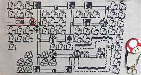 SUPER MARIO BROS 3 - world map. 47 cactus and 8 rocks later. Let's fill ...