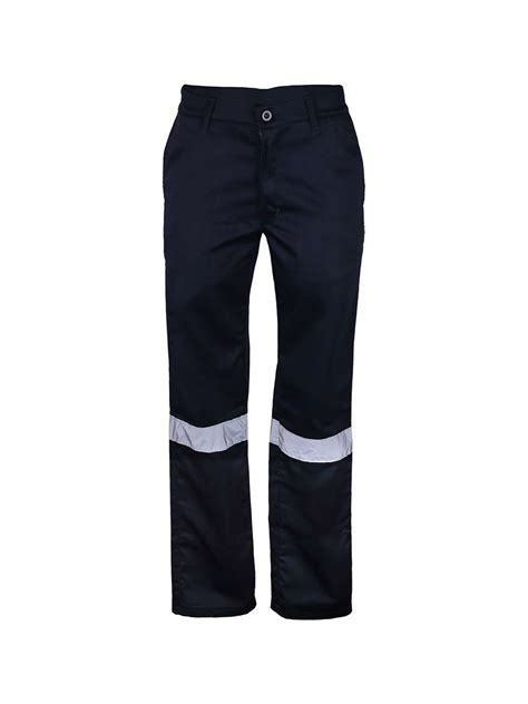 Pantal N Azul Marino Tipo Dockers Con Reflejante Mdz Uniformes