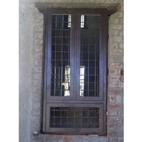 Powder Coated Rectangular Mild Steel Window For Home Modern At Rs