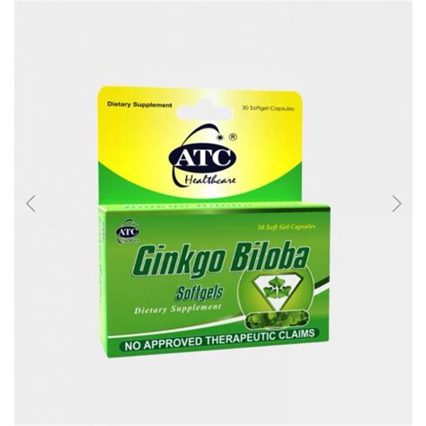 Atc Ginkgo Biloba Capsule Shopee Philippines