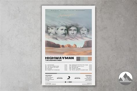 Highwayman Poster the Highwaymen Poster Modern Print / Digital Download - Etsy