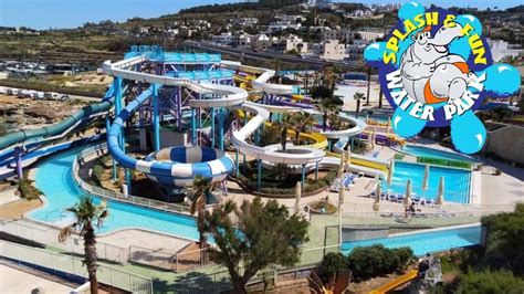 A Day Full Of Fun Splash And Fun Water Park Malta 🇲🇹 Summer 2021 Youtube