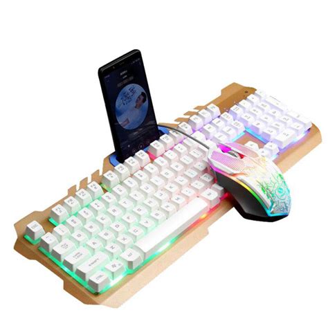 Buy T Rainbow Backlit Usb Wired Gaming Keyboard Mouse Computer