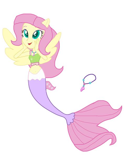 Eqg Fluttershy Mermaid By Gouhlsrule On Deviantart