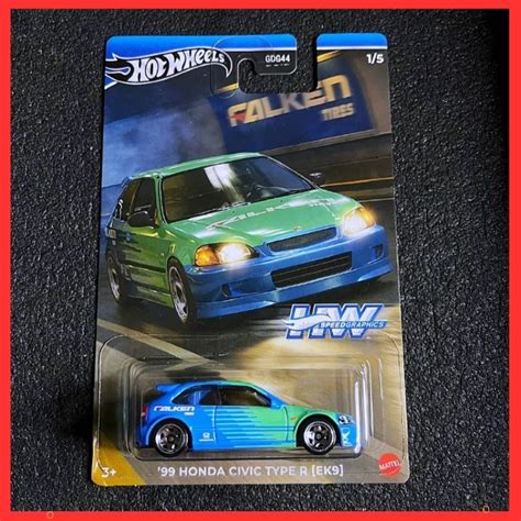 Hot Wheels Honda Civic Type R EK Falken Collections Series Hotwheels Honda Civic EK