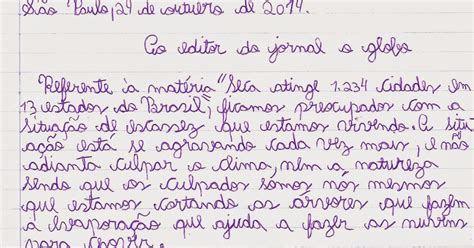 Exemplo De Carta Ao Leitor Para Vestibular New Sample P