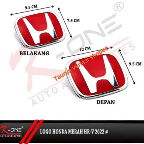 Jual Emblem Logo Honda Grill Depan Belakang Model Original Honda Hrv Hr