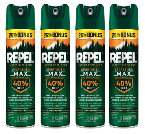 Repel Insect Repellent Sportsmen Max Formula 40 DEET Aerosol Spray