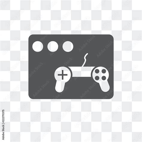 video game icon isolated  transparent background modern  editable