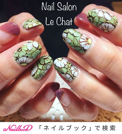 夏 オールシーズン オフィス 女子会 ハンド Total Beauty Salon Le Chatのネイルデザイン No 2247990