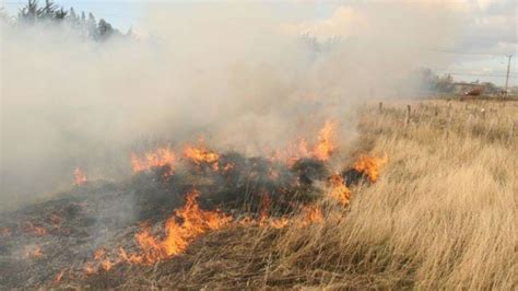 Incendio De Pastizales En La Zona Oeste Catamarca Actual