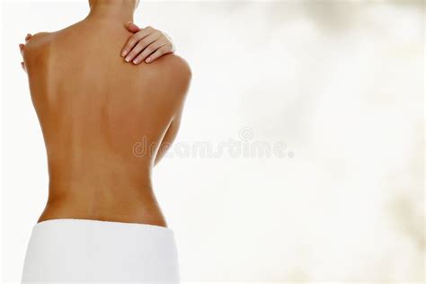 Beautiful Naked Female Back Stock Photo Image Of Healthy Bottom