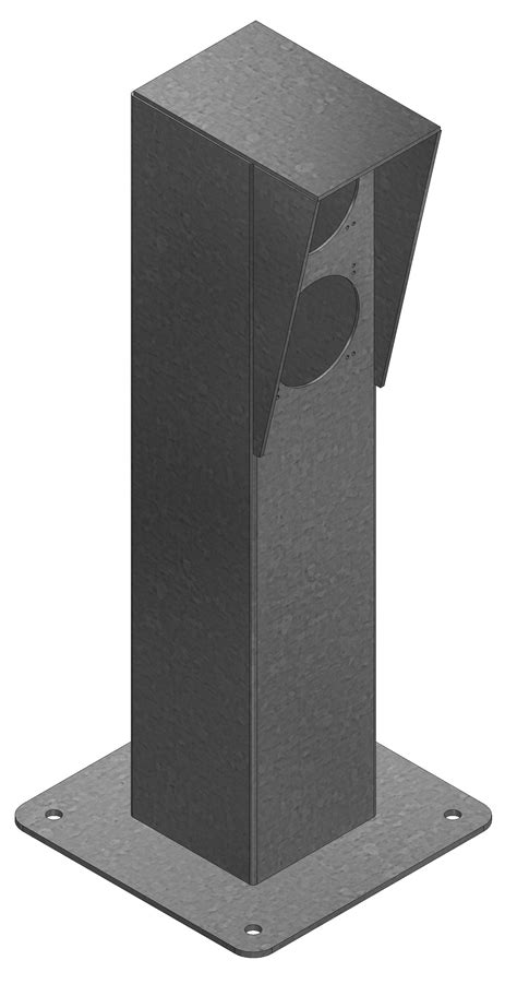 Anschluss Säule IP54 mit Flansch 500mm 6773 Woertz Katalog