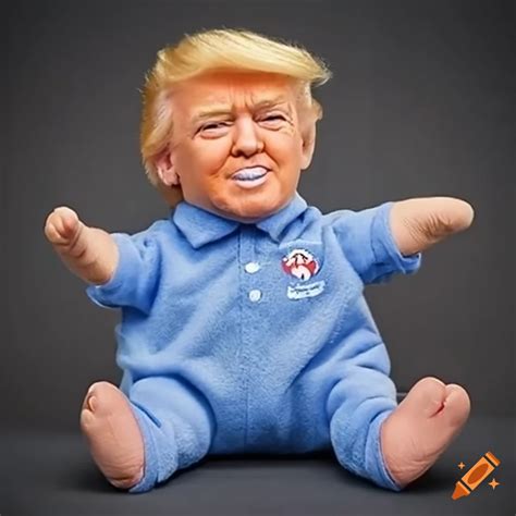 funny donald trump beanie baby  craiyon