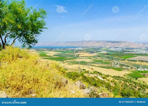 Sea of Galilee and the Lower Jordan River Valley Stock Image - Image of middle, country: 217202351