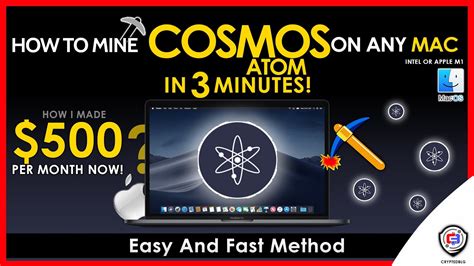 How To Mine Atom On Any Mac Intel Or M Cosmos Fast And Easy