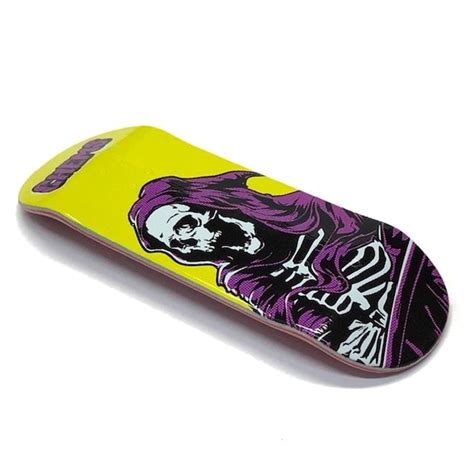 Chems X Dk Purpleyellow Reaper Fingerboard Deck Street Exodus Ride