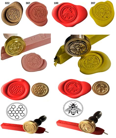 Wax Stamp Wax Sealing Wax Starter Kit Wax Stamp Handle Etsy Uk