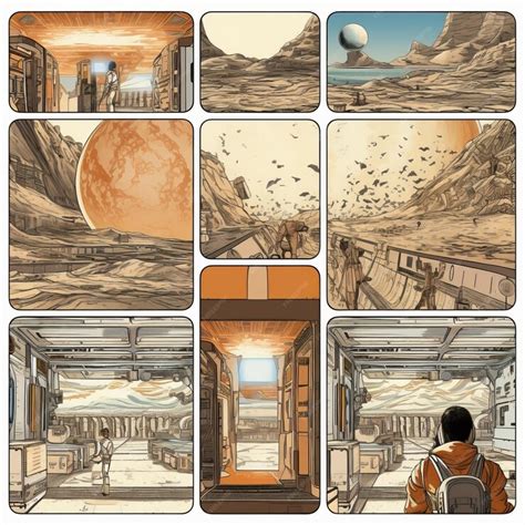Premium Ai Image Kanji Odyssey A Scifi Graphic Novel In 8k Panel