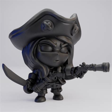 Hot Goblin チビ海賊B ミニチュア ホットゴブリン 海賊船長 フィギュア