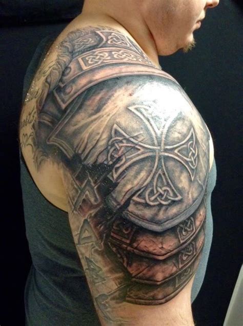 Shoulder Armor Tattoo Designs Ideas And Meaning Tattoos For You