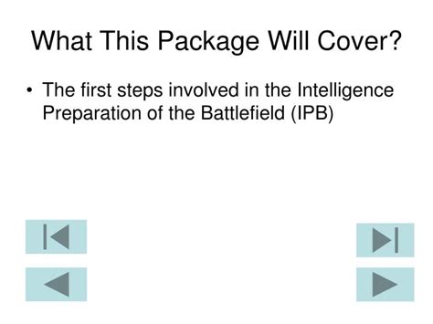 Ppt Intelligence Preparation Of The Battlefield Powerpoint Presentation Id 371751