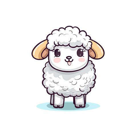 Premium Vector Cute Baby Sheep Illustration Of A Little Sheep