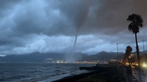 People Witness Waterspout Forming Off Salerno Coast In Italy Jukin Licensing