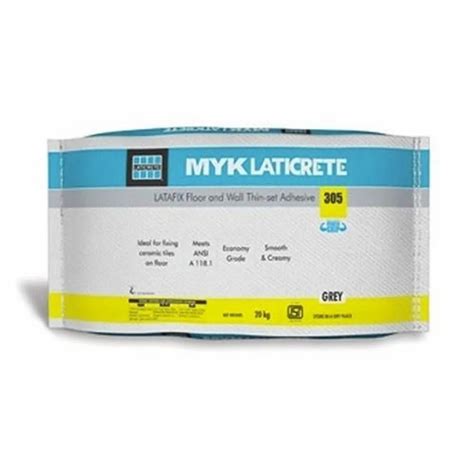 MYK Laticrete 305 Latafix Floor And Wall Thin Set Adhesive 20 Kg Bag