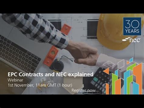 Webinar Epc Contracts And Nec Explained Youtube