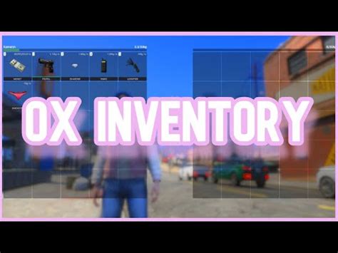 QBCore Ox Inventory Install FiveM Tutorial 2024