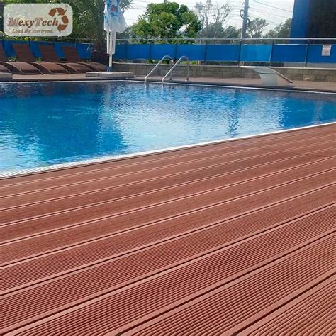 China Wpc Wood Grain Basic Colors Out Door Decking China Color