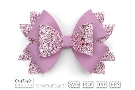 Rich Double Bow SVG Cut Files Bow Template 476452 Cut Files