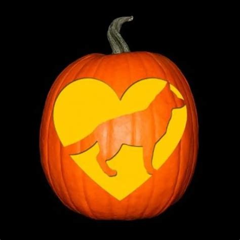 German Shepherd Pumpkin Stencils German Shepherd Country