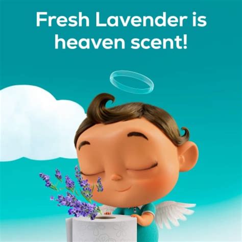 Angel Soft® Toilet Paper Lavender Scented Mega Roll, 8 rolls. - Pick ‘n ...