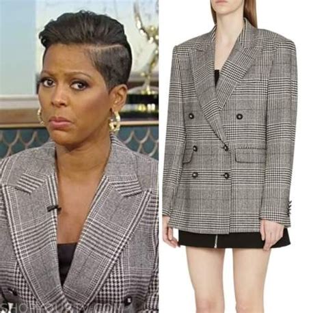 Tamron Hall Show October 2022 Tamron Halls Double Breasted Blazer Jacket Shop Your Tv