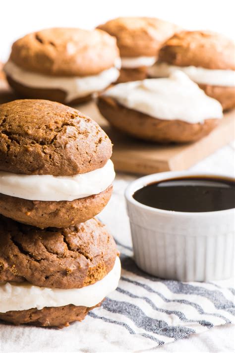 Vegan Gingerbread Whoopie Pies Namely Marly