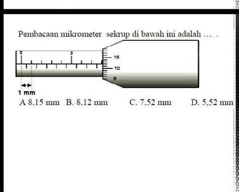 Cara Mengukur Dengan Mikrometer Sekrup