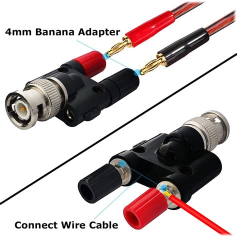 BNC Male To 4mm Banana Converter Micro Robotics