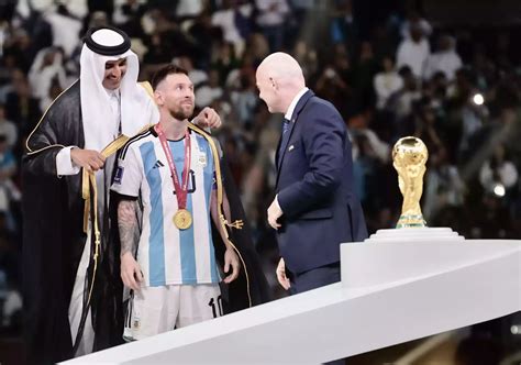 Why Lionel Messi Wore A Black Robe During World Cup Trophy Presentation