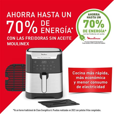 Freidora De Aire Moulinex Easy Fry Grill XXL Con Capacidad De 6 5