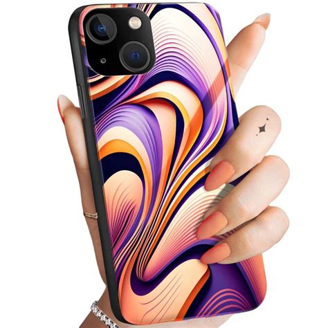 Etui Do Iphone Mini Wzory Iluzja Kolorowe Abstrakcja Geometryczne