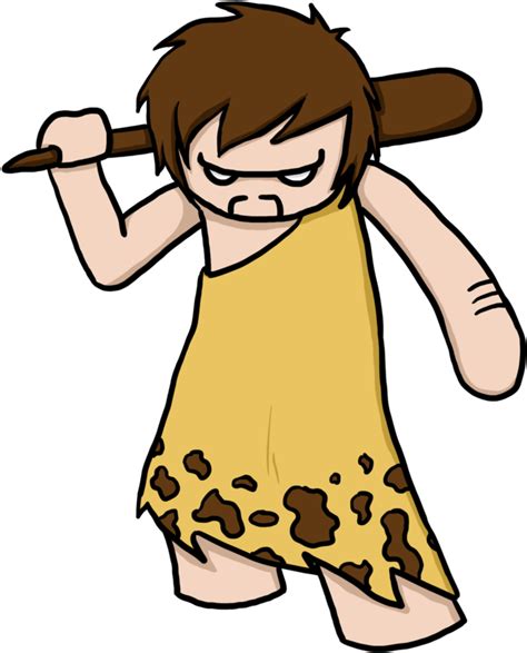 Download Cartoon Caveman With Clubpng