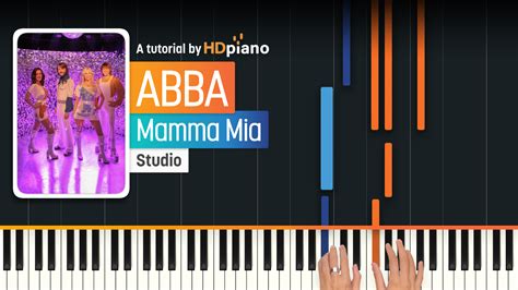 Mamma Mia By ABBA Piano Tutorial HDpiano